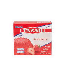 TAZAH STRAWBERRY GELATIN JELLO (3OZ) - Papaya Express