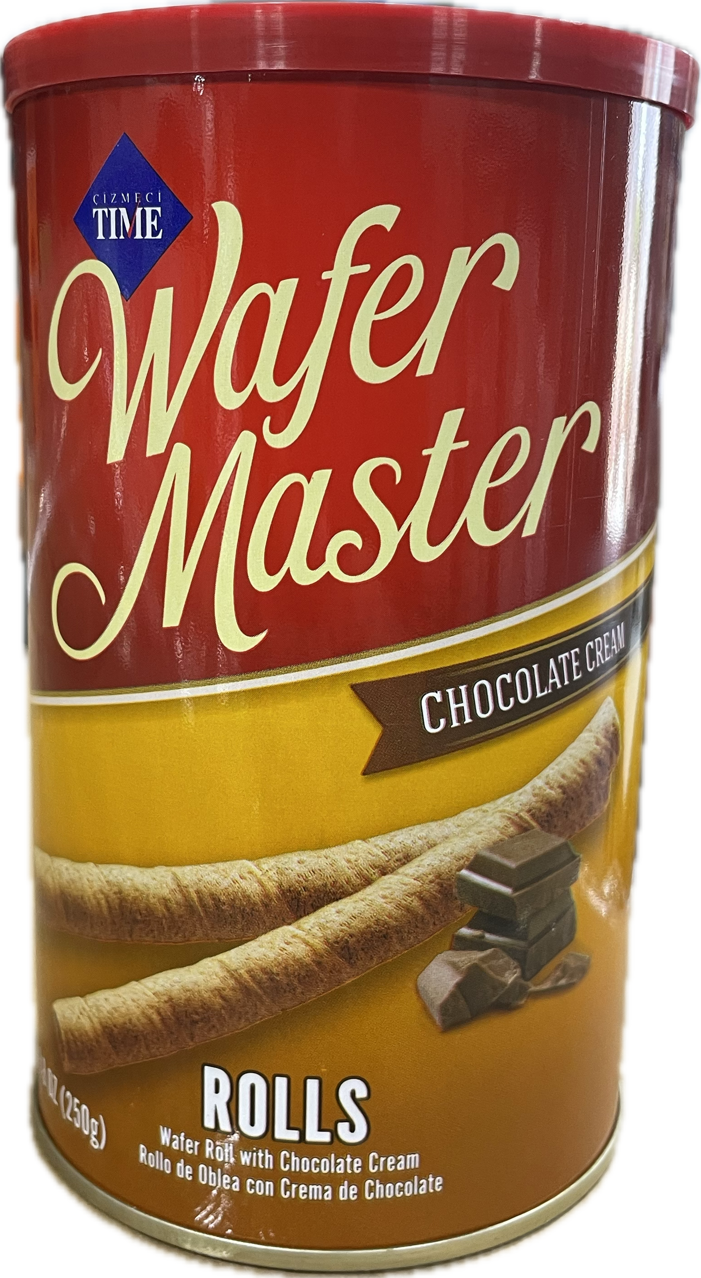 CIZMECI WAFER ROLL CHOCOLATE TIN (250G)