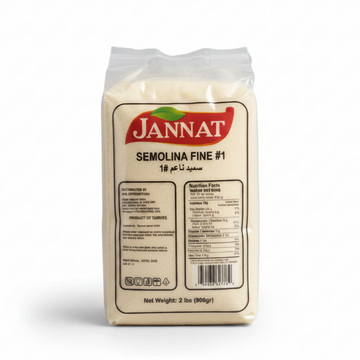 Jannat Semolina Fine #1 (2lb) - Papaya Express