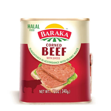 Baraka Corned Beef W/ Juices (12 oz) - Papaya Express