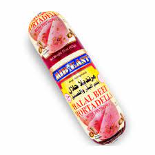 MIDEAST BEEF MORTADELLA WITH OLIVE (15OZ) - Papaya Express