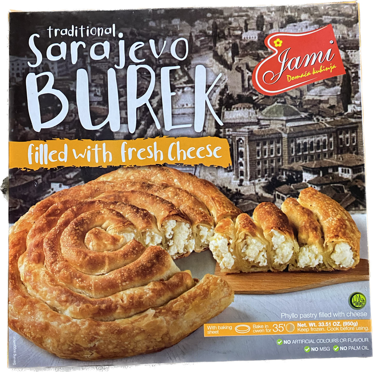 JAMI SAREJEVO BUREK CHEESE (950G) - Papaya Express