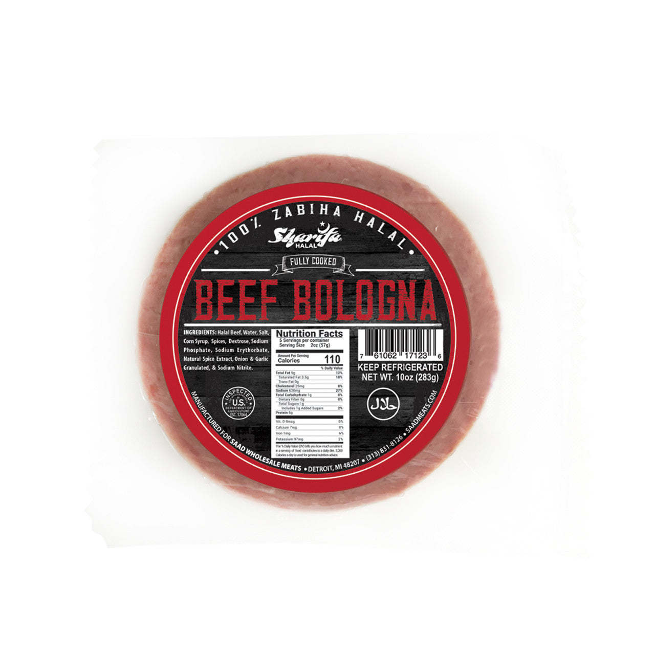 Sharifa Beef Bologna (283g) - Papaya Express