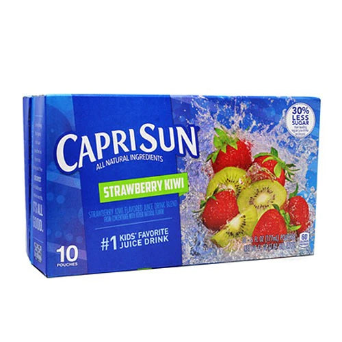 CAPRISUN STRAWBERRY AND KIWI 10 POUCHES