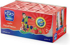 NADEC MILK LONG LIFE STRAWBERRY (185ML) - Papaya Express