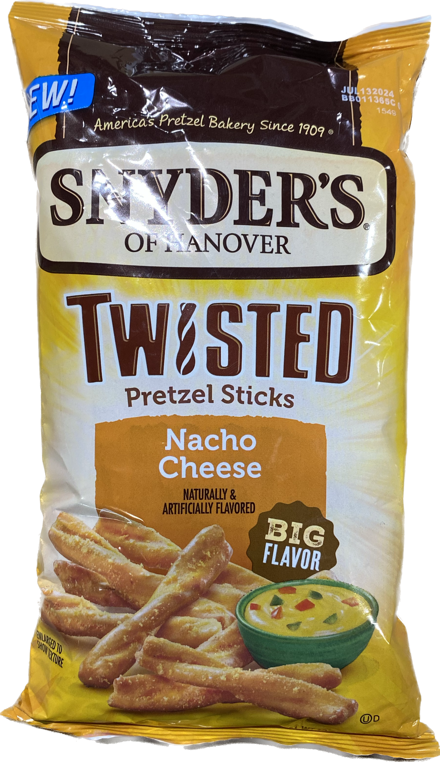 SYNDER'S PRETZEL NACHO CHEESE (12OZ) - Papaya Express