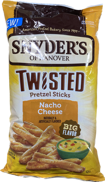 SYNDER'S PRETZEL NACHO CHEESE (12OZ) - Papaya Express