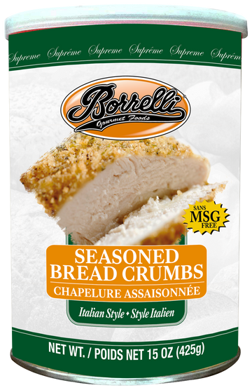 Borrelli Bread Crumbs Seasoned Italian Style (15 oz) - Papaya Express