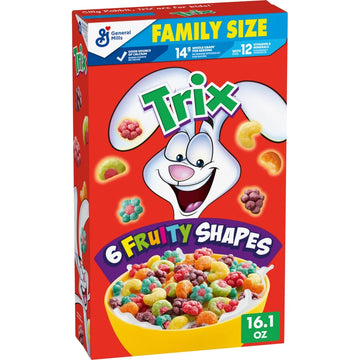 Trix Six Fruity Shapes Cereal (10.7oz) - Papaya Express