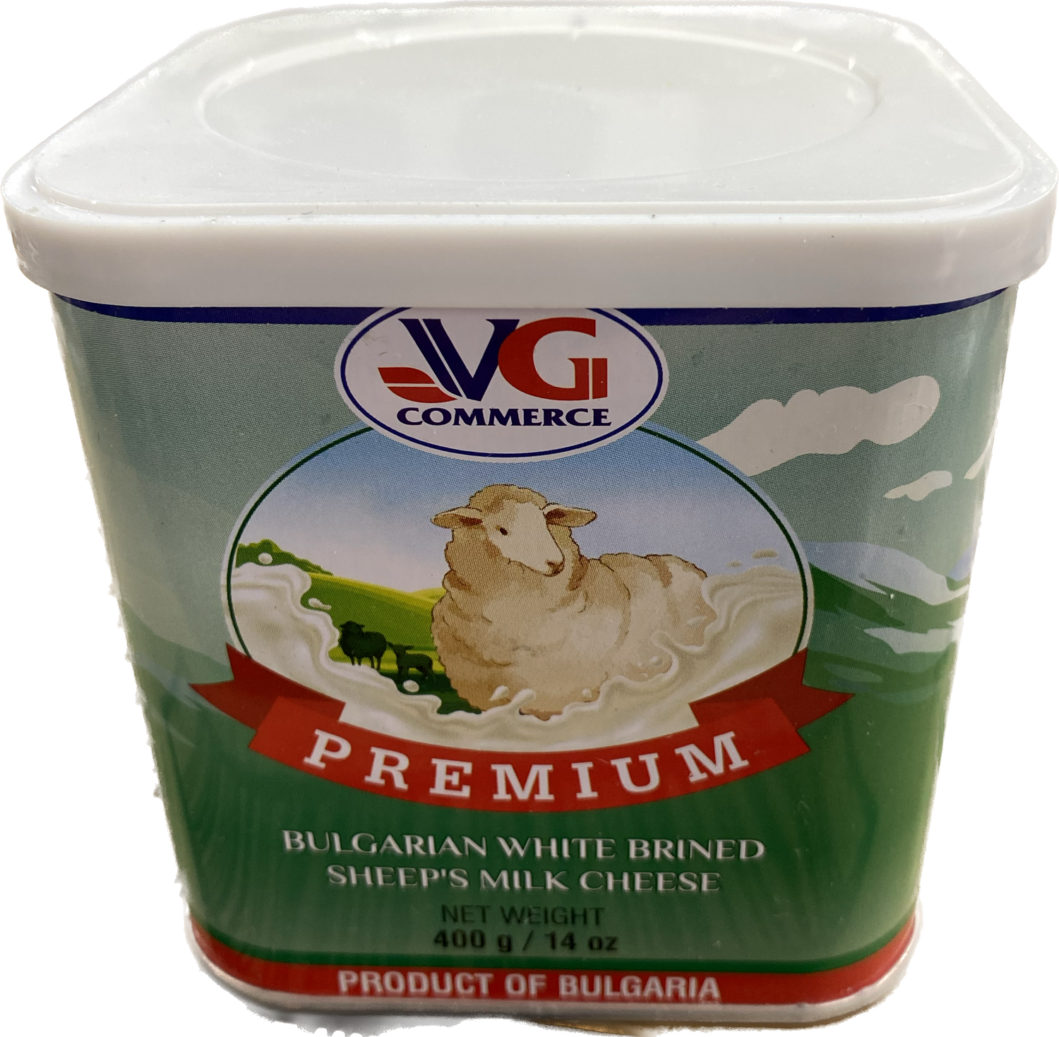 VG BULGARIAN SHEEP MILK CHEESE CAN (400G) - Papaya Express