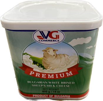 VG BULGARIAN SHEEP MILK CHEESE CAN (400G) - Papaya Express