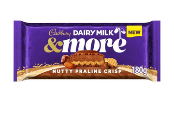 CADBURY DM MORE NUTY PRALINE CRISPY (180G) - Papaya Express