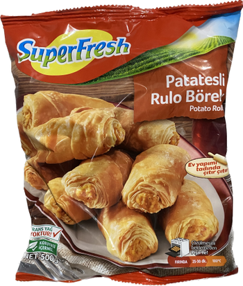 SUPERFRESH MINI ROLL BOREK W POTATO (500GR) - Papaya Express