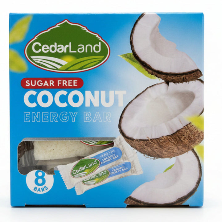 CedarLand Coconut Energy Bar Box (8ct) - Papaya Express