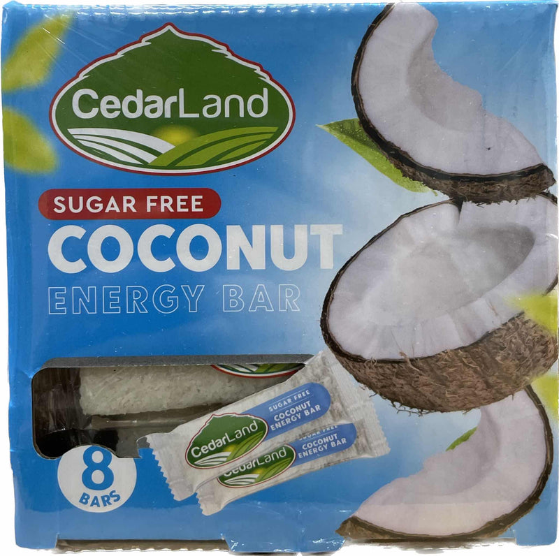 CedarLand Coconut Energy Bar Box (8ct) - Papaya Express