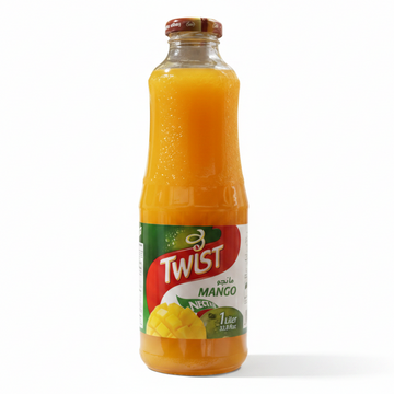 Twist Mango Nectar Glass (1L) - Papaya Express