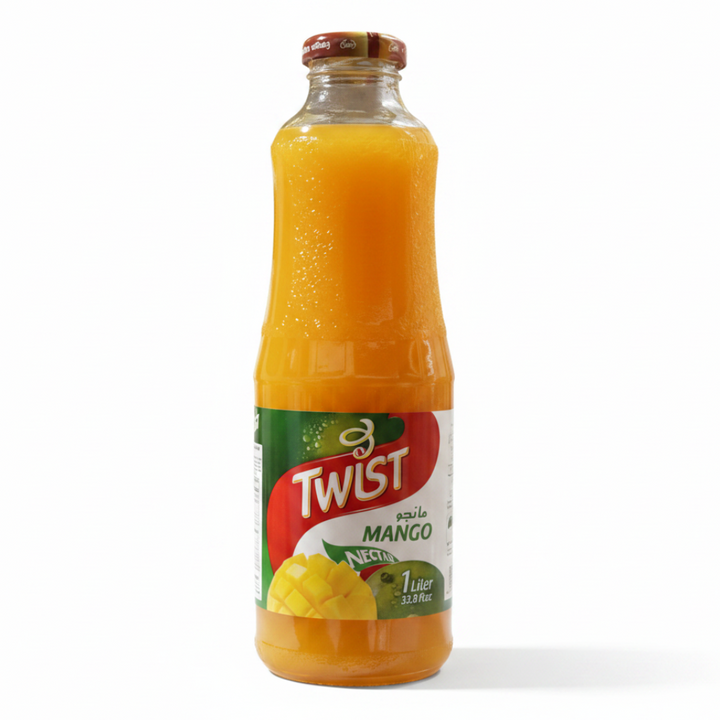 Twist Mango Nectar Glass (1L) - Papaya Express