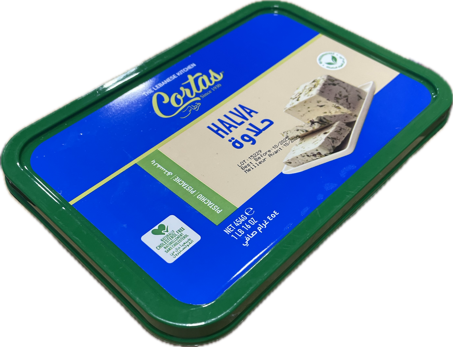 Cortas Halawa With Pistachio (1 lb)