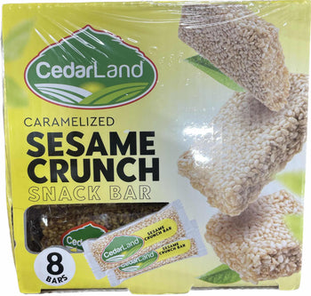 CedarLand Sesame Crunch Snack Bar Box (8ct) - Papaya Express