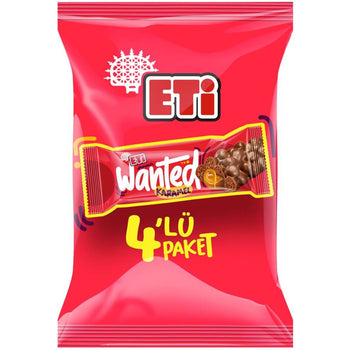 Eti Wanted Caramel 4 Pack (128 G) - Papaya Express