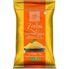 ZEEBA GOLDEN SELLA BASMATI RICE (10LB) - Papaya Express