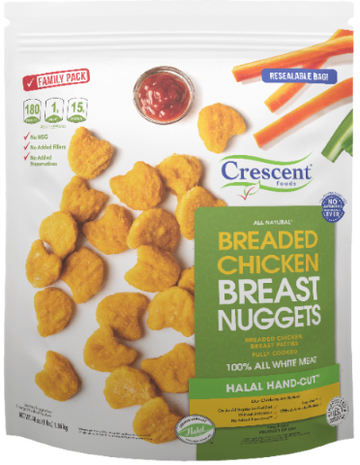 CRESCENT CHICKEN NUGGETS (3LB) - Papaya Express