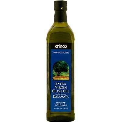 KRINOS EXTRA VIRGIN OLIVE OIL SILVER BOTTLES (750ML) - Papaya Express