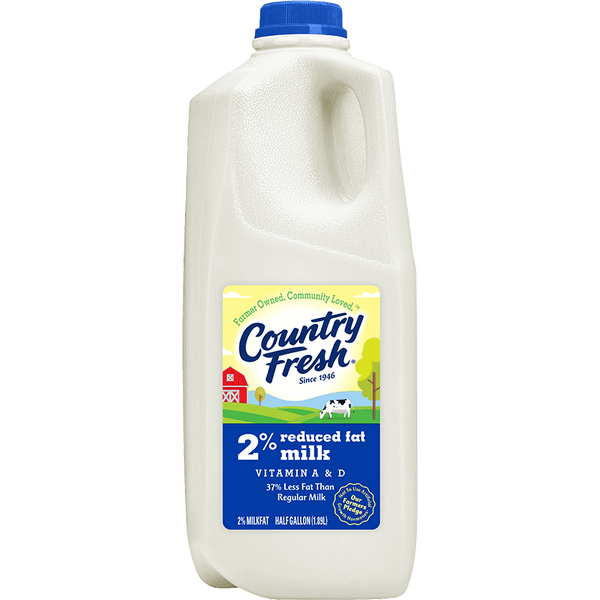 C.F. 2% Milk (1/2gal) - Papaya Express