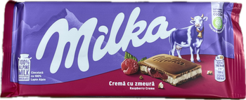 MILKA RASPBERRY CREAM (100G) - Papaya Express