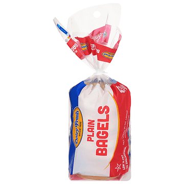 Dairy Fresh Bagels Plain (5 ct) - Papaya Express
