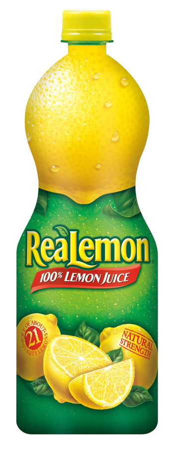Realemon 100% Lemon Juice (32 oz) - Papaya Express