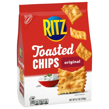 Ritz Original Baked Toasted Chips Snack Crackers (8.1 oz) - Papaya Express