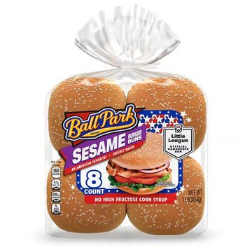 Ball Park Sesame Seed Burger Buns (8 Ct) - Papaya Express