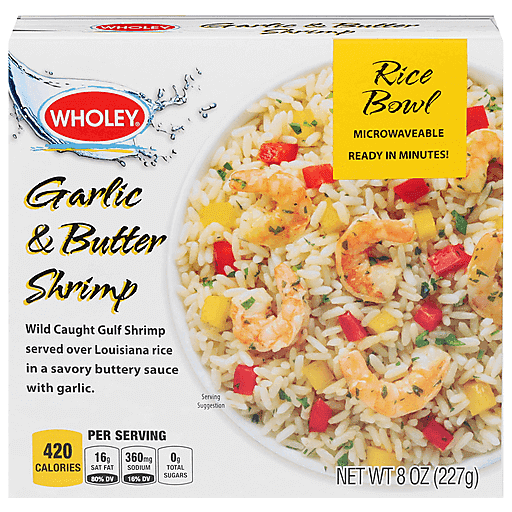 Wholey Garlic and Butter Shrimp (8oz) - Papaya Express