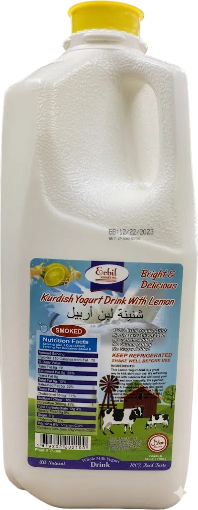 ERBIL YOGURT DRINK W/LEMON (64OZ) - Papaya Express