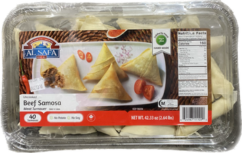 AL SAFA BEEF SAMOSA (40CT) - Papaya Express