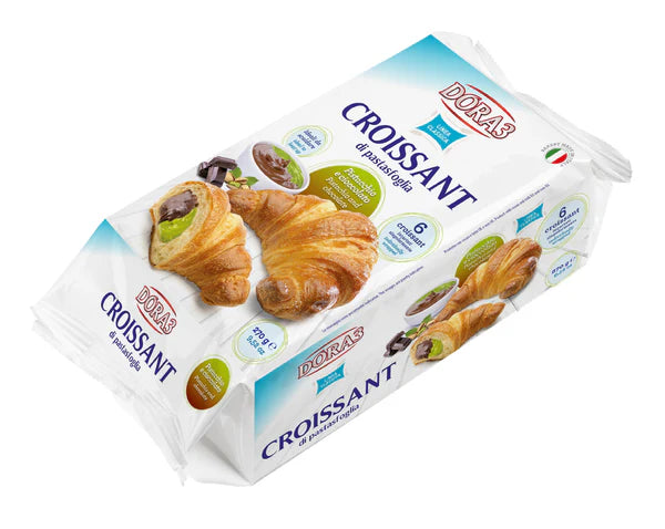 Dora3 Croissant Pistachio & Chocolate filling (6CT) - Papaya Express