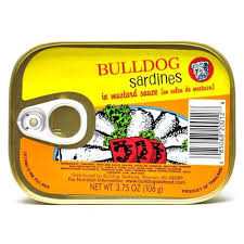 Bulldog Sardine in Mustard Sauce (106g) - Papaya Express