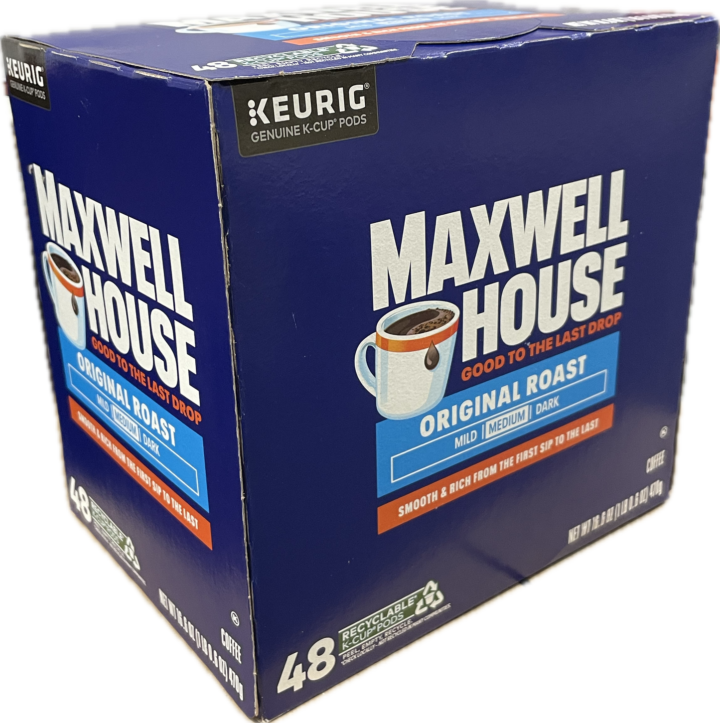 MAXWELL HOUSE COFFEE KCUPS (48CT)