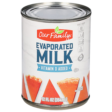 Our Family Evaporated Milk (12 oz) - Papaya Express