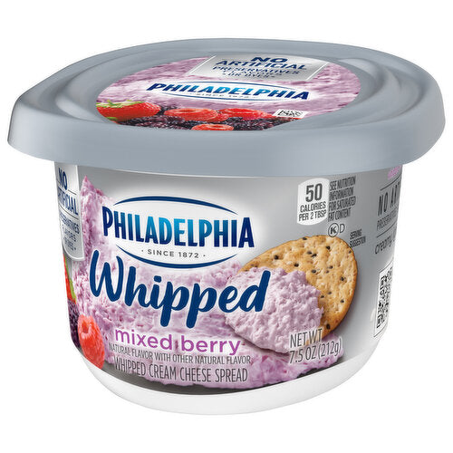 Philadelphia whipped mixed berry (7.5 OZ)