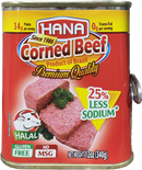 HANA PREMIUM CORNED BEEF LOW SODIUM (340G) - Papaya Express