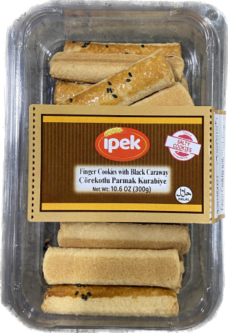Ipek Finger Cookies with Caraway (300 g) - Papaya Express