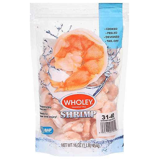 Wholey Shrimp (31-40)(907g) - Papaya Express