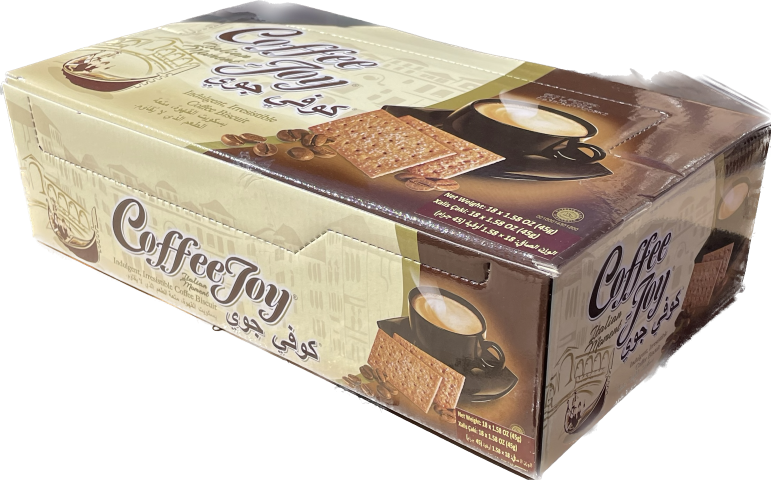 COFFEE JOY BISCUITS -BIG BOX (45G) 18 CT - Papaya Express