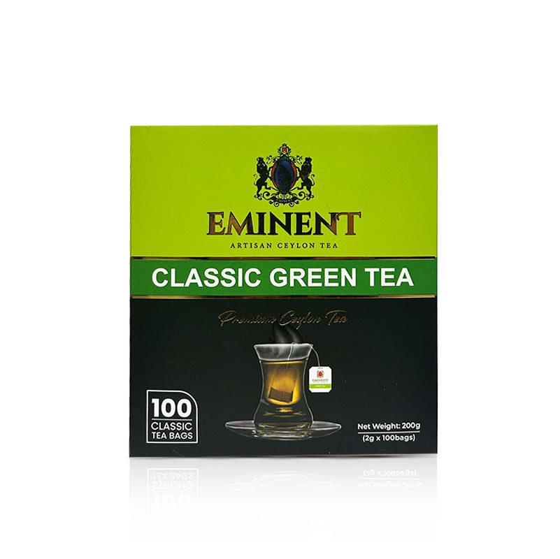 Eminent Classic Green Ceylon Tea (100CT) - Papaya Express