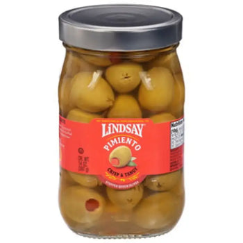 Lindsay Queen Olives Stuffed Pimiento (14 Oz) - Papaya Express