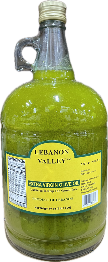 LEBANON VALLEY EXTRA VIRGIN OLIVE OIL (3 LITER) - Papaya Express