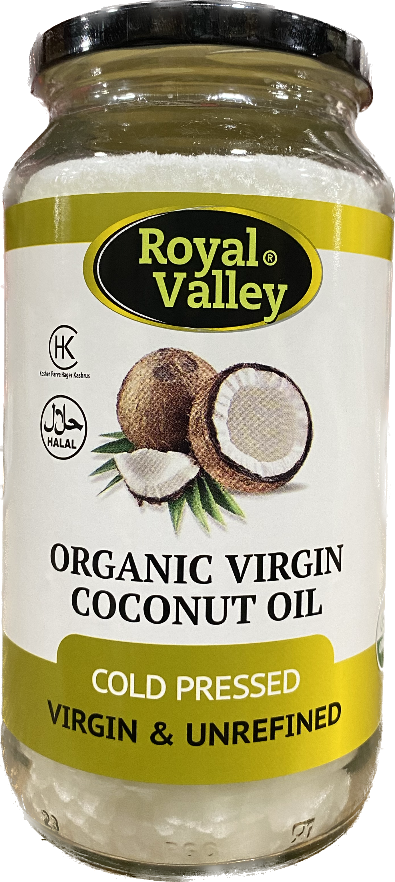 ROYAL VALLEY COCONUT OIL JARS (858ML) - Papaya Express