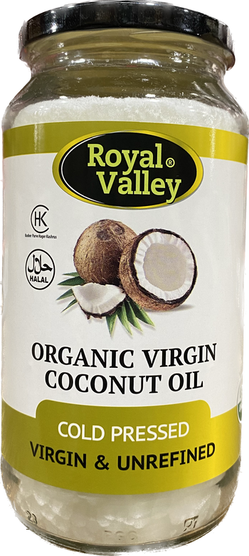 ROYAL VALLEY COCONUT OIL JARS (858ML) - Papaya Express